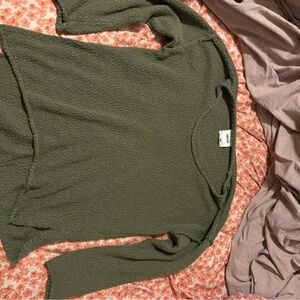 Aerie Sage Knit Sweater